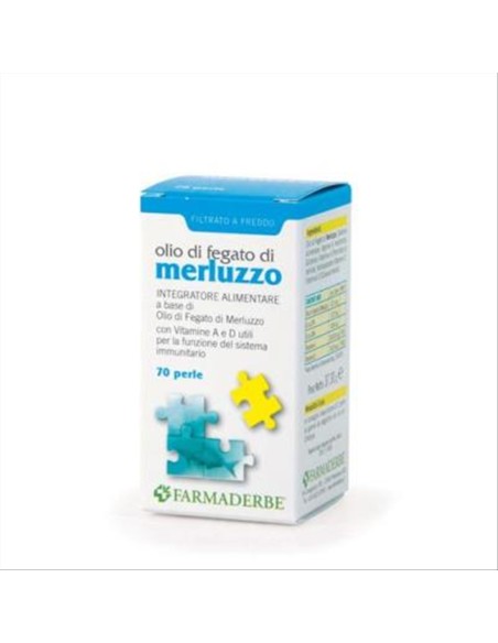 Nutra Line Olio Fegato Merluzzo 70Cps|FARMADERBE S.R.L