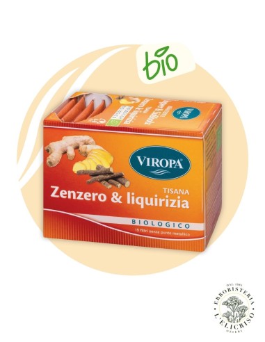 Viropa Tisana Zenzero Liquir 15Fil-VIROPA IMPORT SRL|22,5G