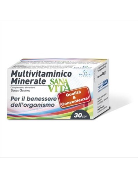 Sanavita Multivitaminico 30Compresse|PALADIN PHARMA S.P.A