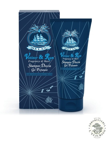 Helan Vetiver E Rum Shampoo Doccia Gel Profumato|200Ml