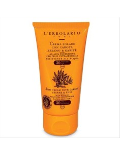 L'erbolario Crema Solare Carota Sesamo Karite' Spf30|75Ml